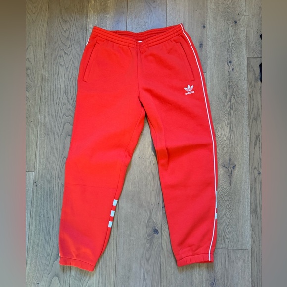 Orange Adidas Originals Joggers - Picture 1 of 3